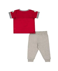 Colosseum Baby Boys and Girls 2-Piece Newborn Ohio State Buckeyes Nothing but the Hits Football Set