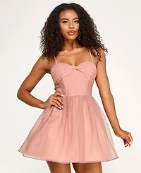 Seni & Cade Juniors' Organza Corset Party Dress