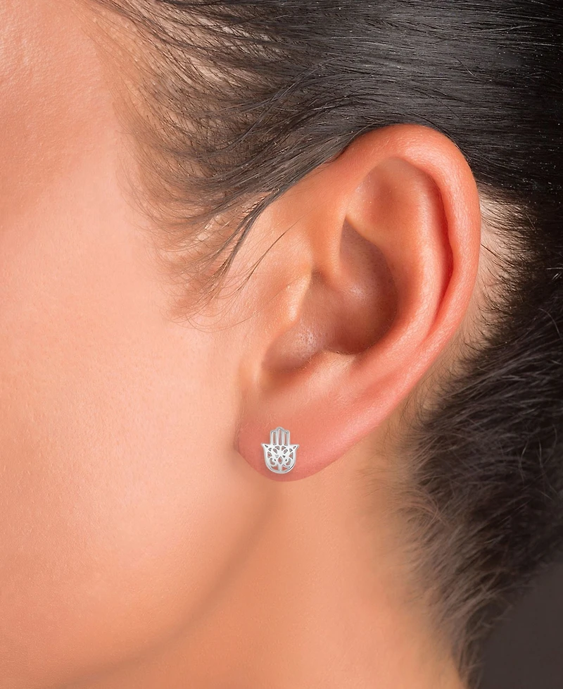 Macy's Stud Earrings in Sterling Silver