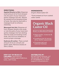 M3 Black Castor Oil Liquid, 4oz