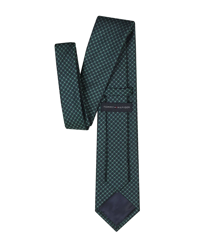 Tommy Hilfiger Men's Hannah Geometric Floral Print Tie