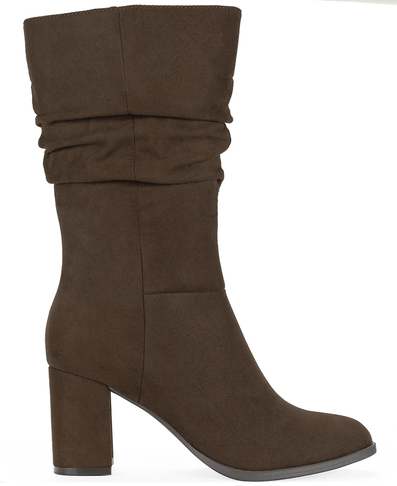 Style & Co Women's Reneee Scrunch Mid Shaft Boots, Macy's Exclusive