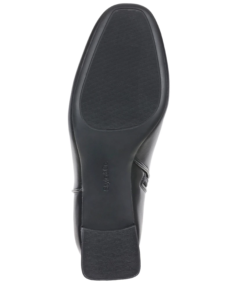 Style & Co Women's Hutchh Square Toe Ankle Booties, Macy's Exclusive
