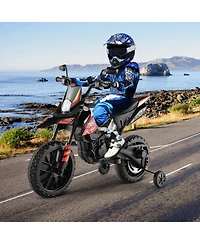 12V Licensed Aprilia Kids Ride On Motorcycle Electric Dirt Bike with Light & Music