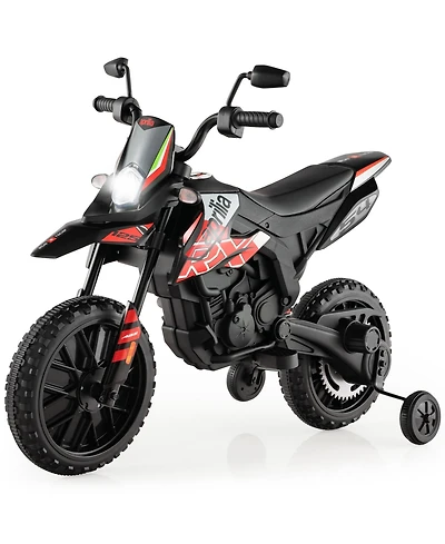 12V Licensed Aprilia Kids Ride On Motorcycle Electric Dirt Bike with Light & Music