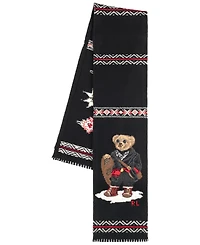 Polo Ralph Lauren Men's Holiday Bear Intarsia Scarf