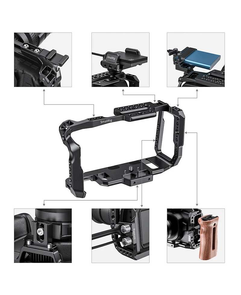 SmallRig Full Cage for Blackmagic Design Pocket Cinema Camera 6K & 4K