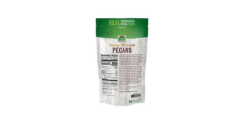 Now Foods Honey Roasted Pecans ,8 Oz