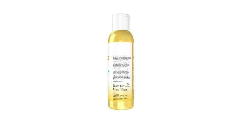 Now Foods Soothing Baby Oil-Fragrance Free 4 Oz ,4 Oz