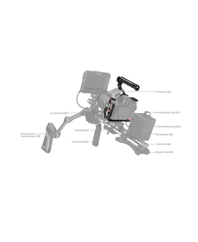 SmallRig Handheld Camera Cage Kit for Nikon Z8 Camera
