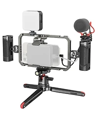 SmallRig Classic Edition All-in-One Video Kit for Smartphone Creators with Audio and Lighting System