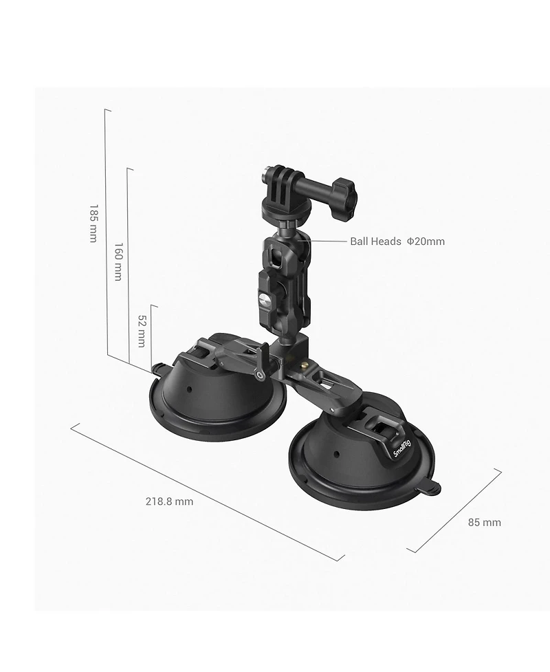 SmallRig Sc-2K Portable Dual Suction Cup Camera Mount