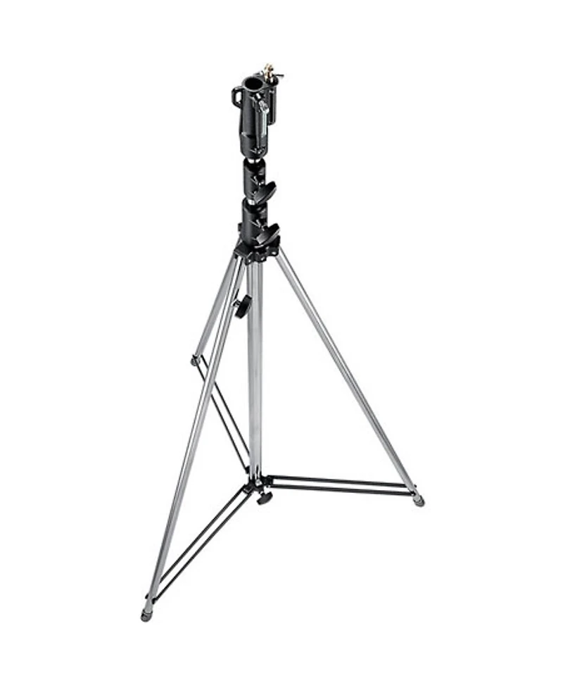 Manfrotto 12.5' Tall Cine Stand with Leveling Leg, Silver