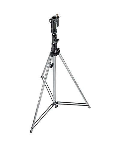 Manfrotto 12.5' Tall Cine Stand with Leveling Leg, Silver