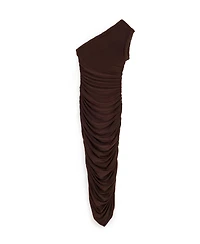 Nocturne Women's Twist Detail One-Sleeve Maxi Dress
