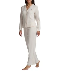Tommy Hilfiger Women's 2-Piece Long Sleeve Cardigan and Pants Set