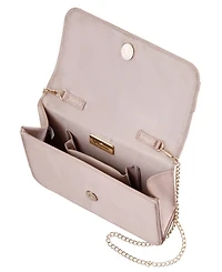Nina Art Deco Crystal Ornament Magnetic Snap Clutch
