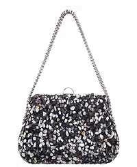 Nina Rock Candy Minaudiere Crystal Lift Lock Clutch
