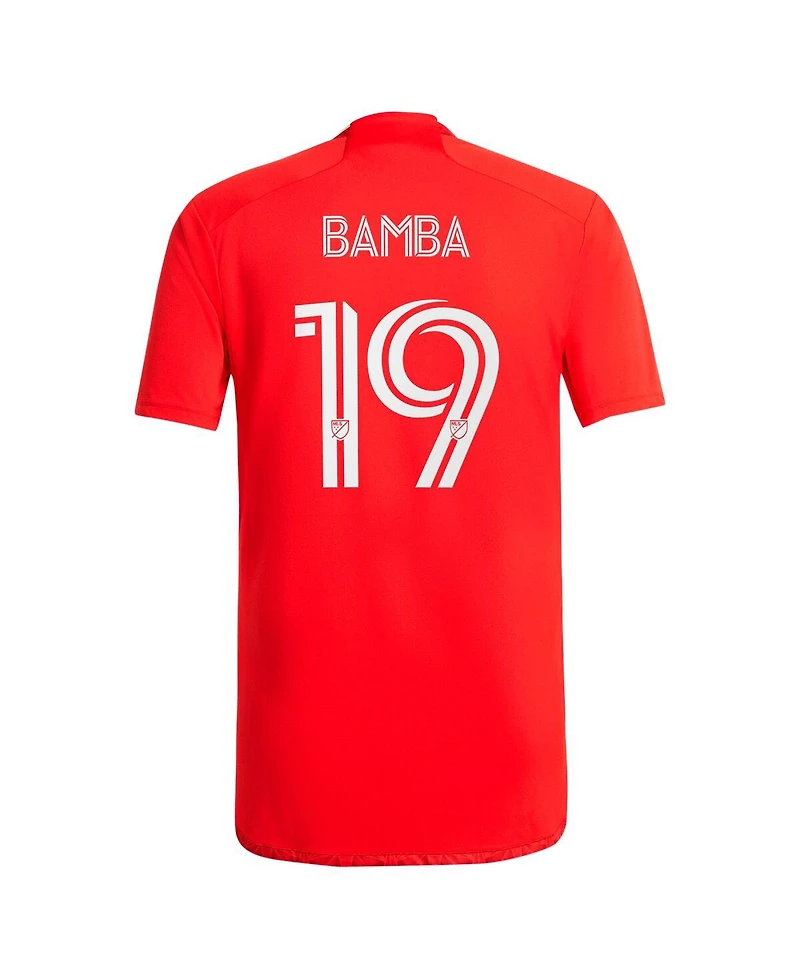 Adidas Men's Jonathan Bamba Red Chicago Fire 2024 Return to Replica Player Jersey