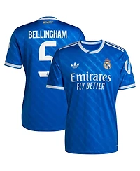 Adidas Men's Jude Bellingham Blue Real Madrid 2025/26 Third Replica Player Jersey