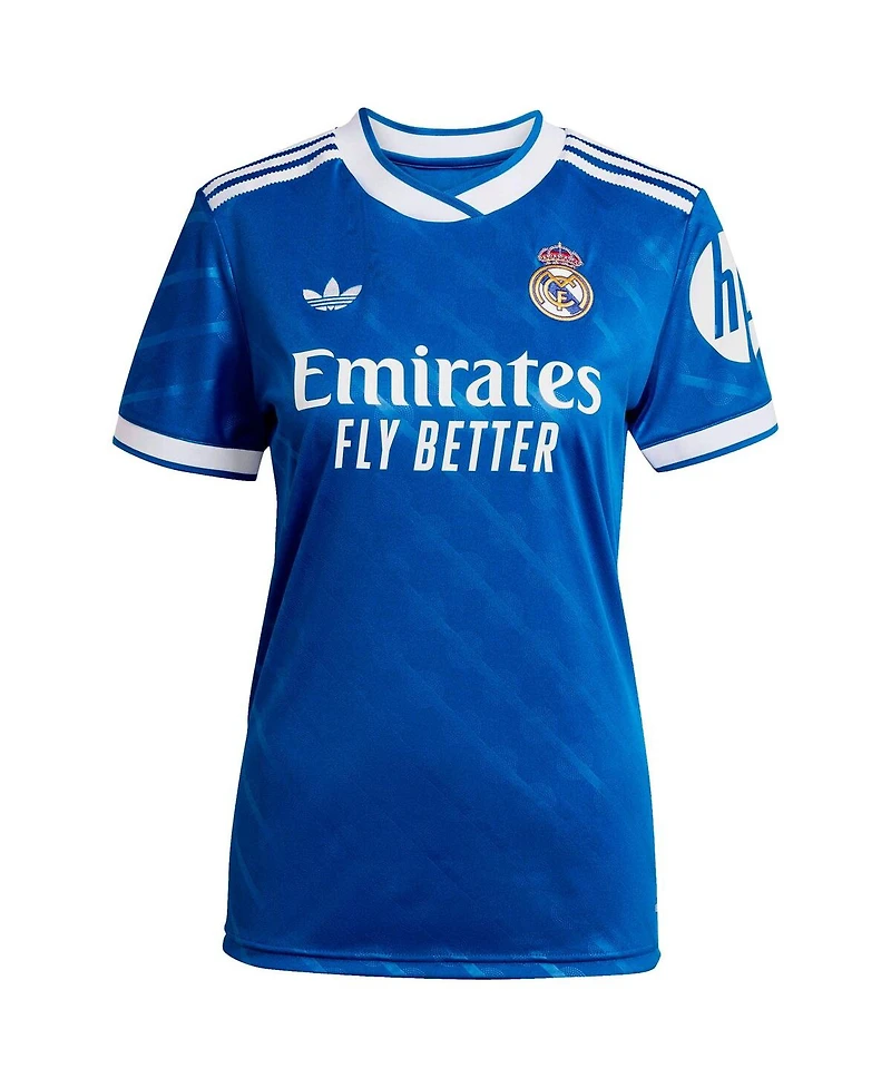 Adidas Women's Kylian Mbappe Blue Real Madrid 2025/26 Third Replica Player Jersey
