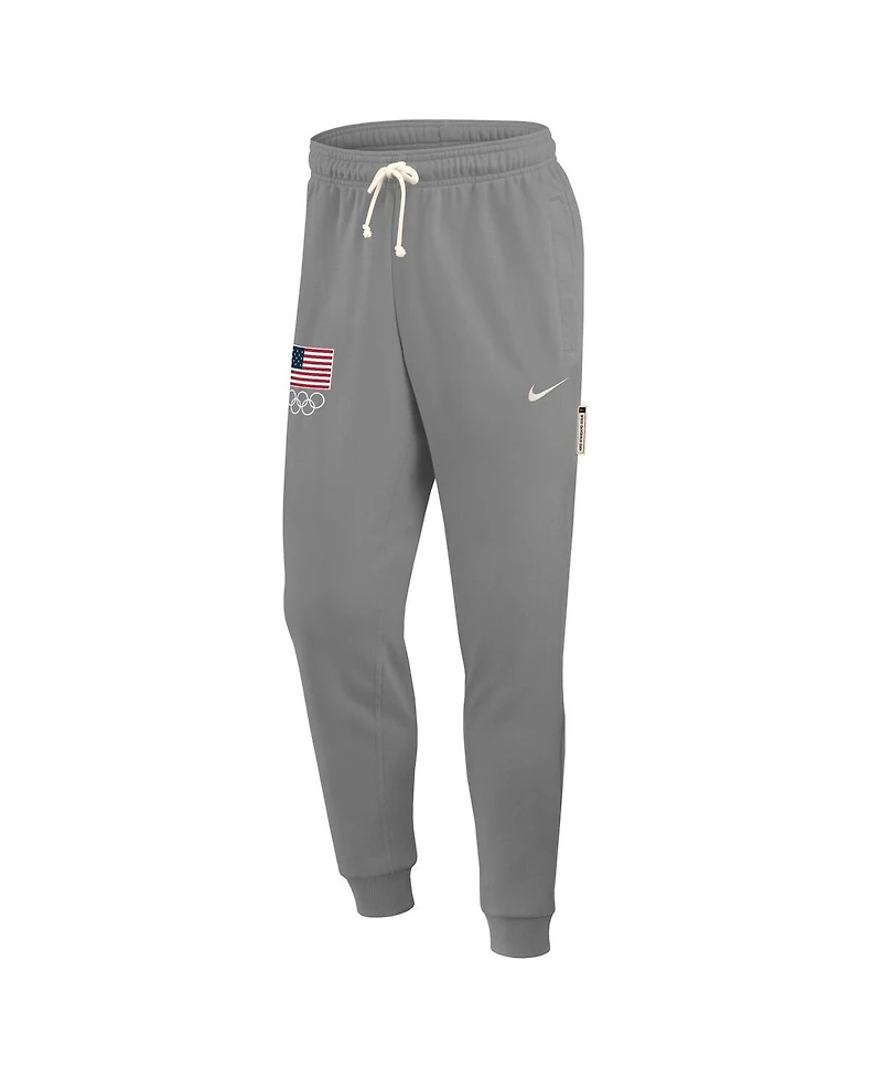 Nike Men's Gray Standard Issue Dri-fit Taper Sweatpants