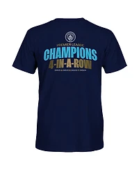 1863FC Men's Navy Manchester City Four-Time Consecutive Premier League s Lockup T-Shirt