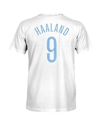 1863FC Men's Erling Haaland White Manchester City Player T-Shirt