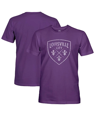 1863FC Men's Purple Louisville City Fc Mono Badge T-Shirt