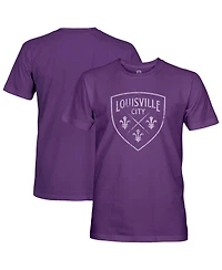 1863FC Men's Purple Louisville City Fc Mono Badge T-Shirt