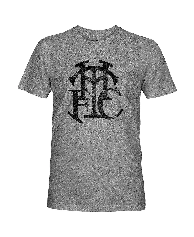 1863FC Men's Heather Gray Tottenham Hotspur Retro Word Tri-Blend T-Shirt