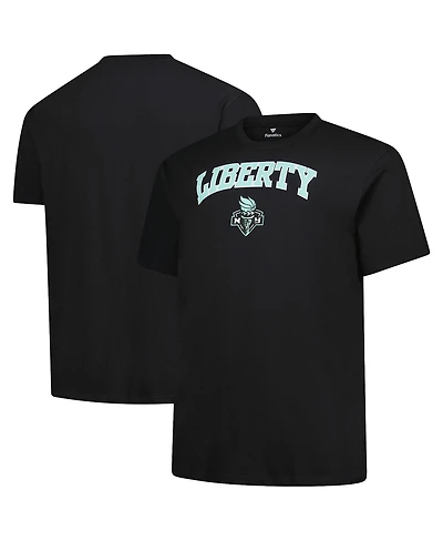 Fanatics Men's Black New York Liberty Big Tall Arch Logo T-Shirt