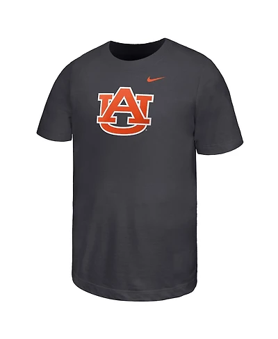 Nike Big Boys and Girls Anthracite Auburn Tigers Core T-Shirt