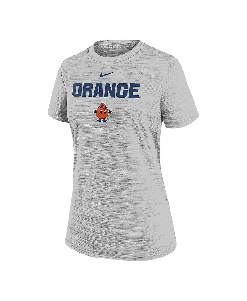 Nike Women's Gray Syracuse Orange Velocity Dri-fit T-Shirt