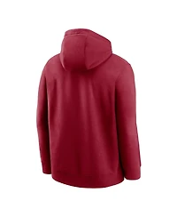 Nike Men's Cardinal Arkansas Razorbacks Club Pullover Hoodie