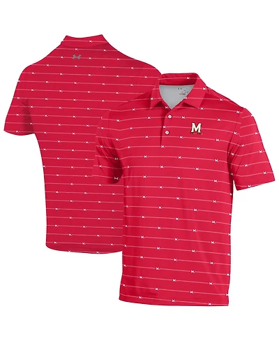 Under Armour Men's Maryland Terrapins Gameday Armourfuse Polo Shirt