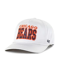 '47 Brand Women's White Chicago Bears Outspoken Hitch Adjustable Hat