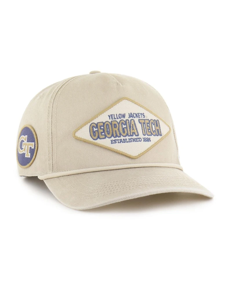 '47 Brand Men's and Women's Cream Georgia Tech Yellow Jackets Outdoorsmen Cairn Hitch Adjustable Hat