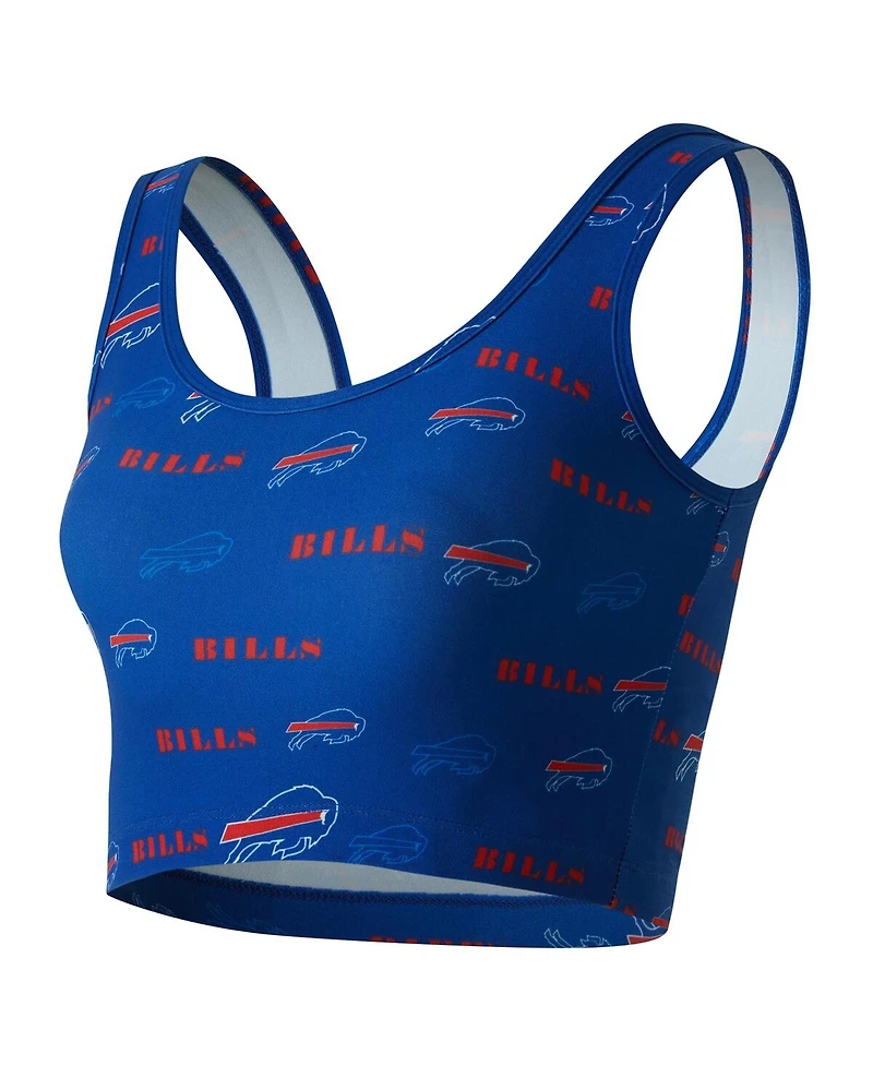 Concepts Sport Women's Royal Buffalo Bills Mosaic Allover Print Bralette