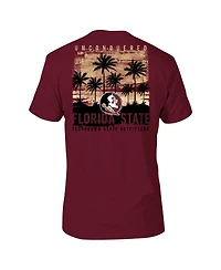 FLoGrown Men's Garnet Florida State Seminoles Best Coast Sunset T-Shirt