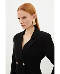 Karen Millen Women's Tailored Double Breasted Blazer