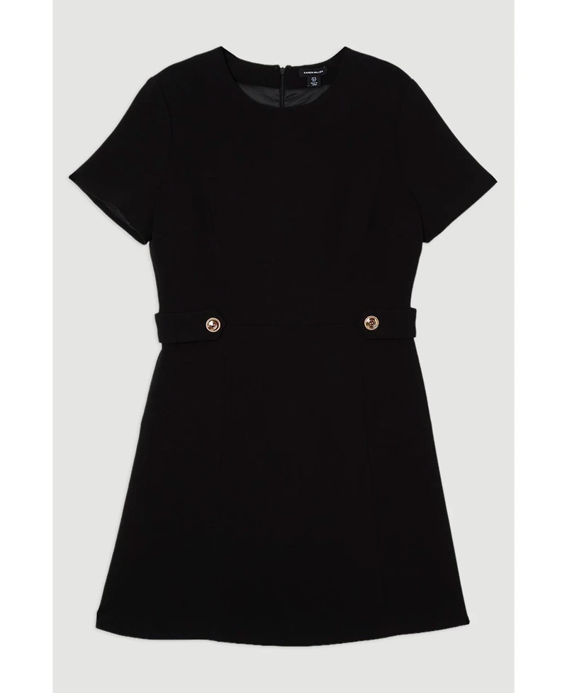 Karen Millen Women's Detail Tailored Mini Dress
