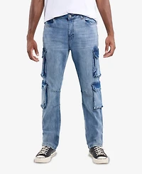 Xray Men's Straight Fit Cargo Jeans