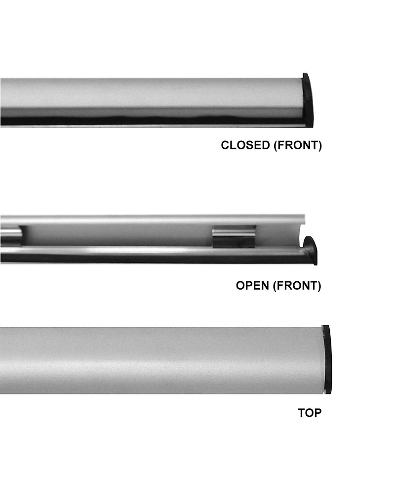 Savage 86" Background Leader Bar with 86"x36' Super White Seamless Paper Backdrop