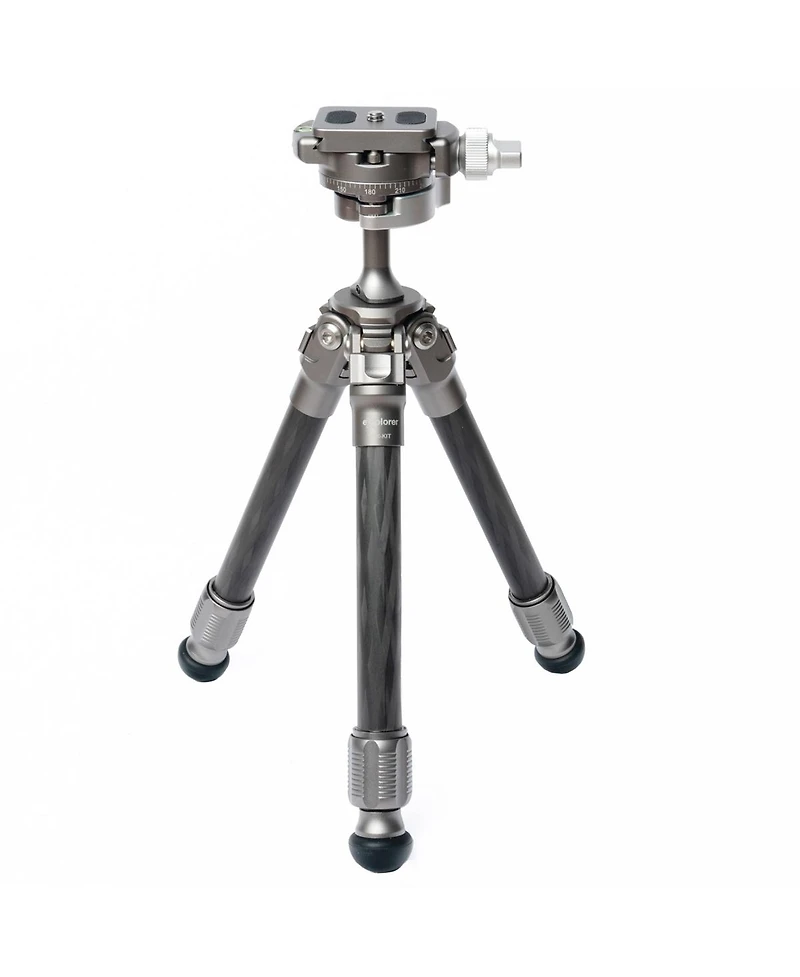 NiSi Close-Up Lens Kit Nc 58mm with 49 & 52mm Adapters Bundle with NiSi Nm-180 Macro Focusing Rail, Explorer Gx-kit Carbon Fiber Table Top Tripod