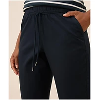 Pact Women's The Jess Roll-Up Pant Midweight Twill