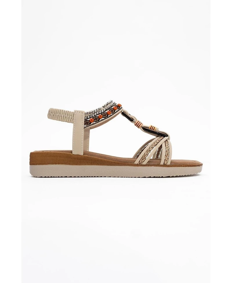 Prologue Shoes Cher Braided Strap Sandal (Women)