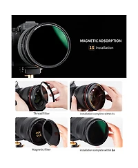 K&F Concept 82mm Nano-x Neutral Density ND8 0.9 3-Stop Magnetic Filter