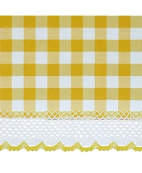 GoodGram Country Plaid Window Valance Treatment