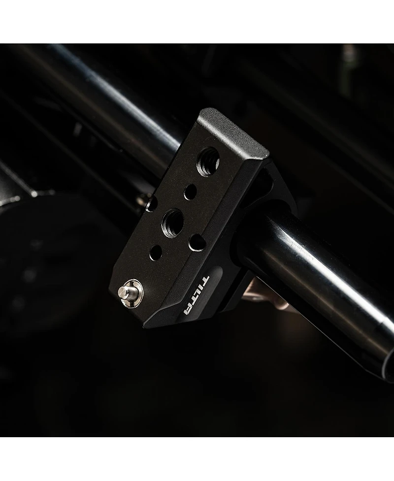 Tilta 15mm Rod Holder to Nato Rail Attachment, Black